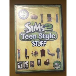 The Sims 2 Teen Style Stuff PC Game Expansion Pack EA New Sealed 0784545197